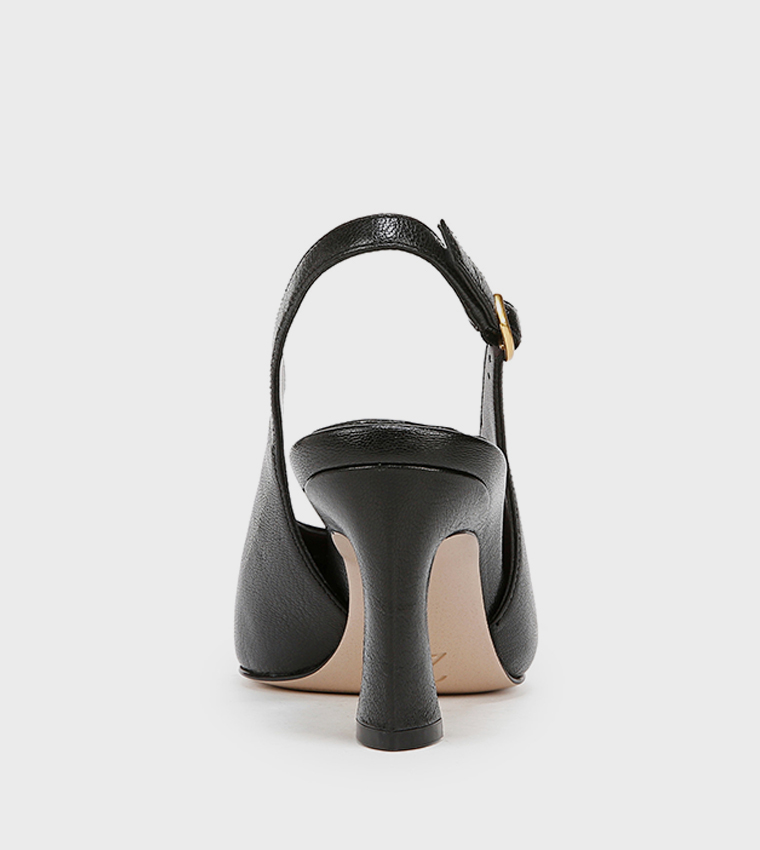 ELAINE Textured Slingback Pumps
