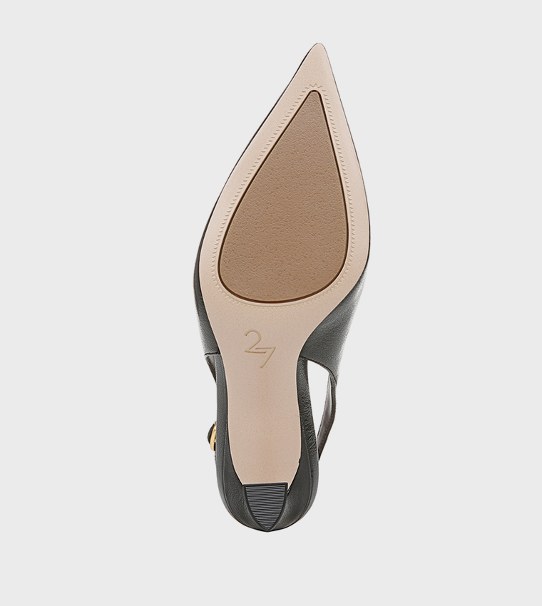 ELAINE Textured Slingback Pumps
