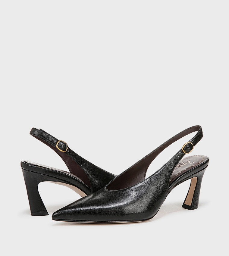ELAINE Textured Slingback Pumps