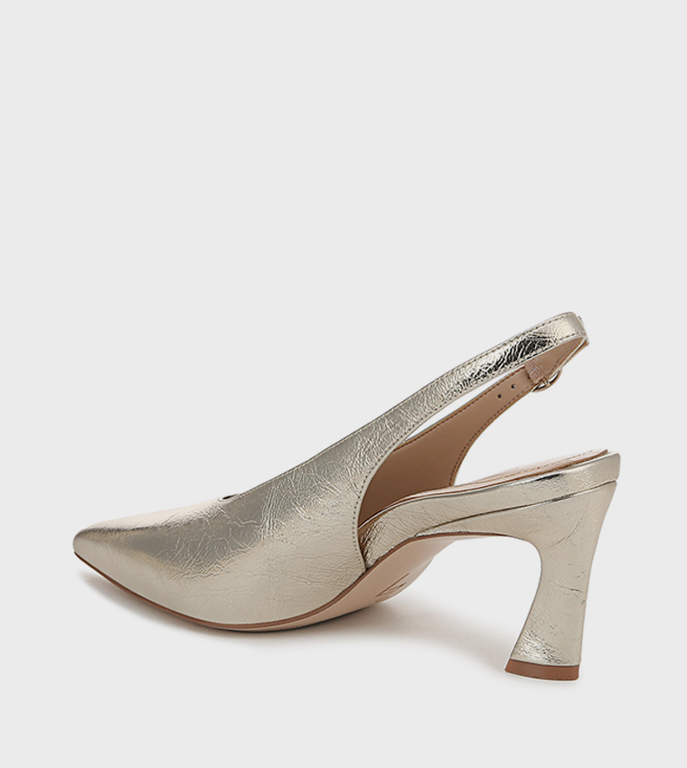 ELAINE Textured Slingback Pumps