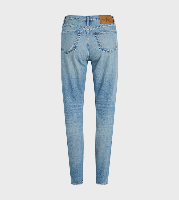 Ripped Authentic Slim Fit Jeans