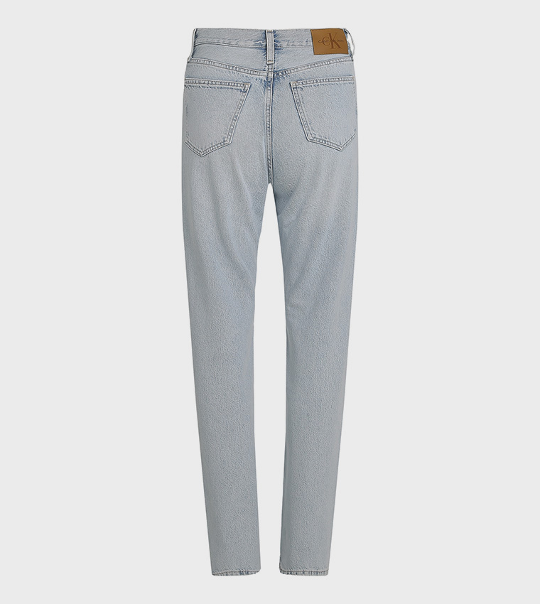 High Rise Straight Fit Jeans