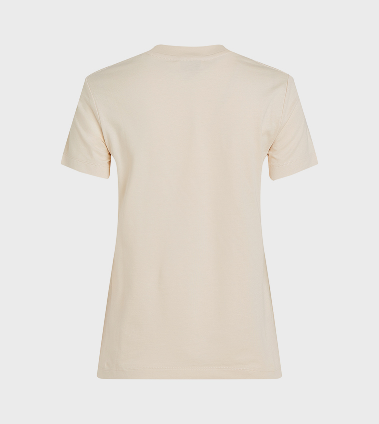 Logo Appliqued Crew Neck T-Shirt