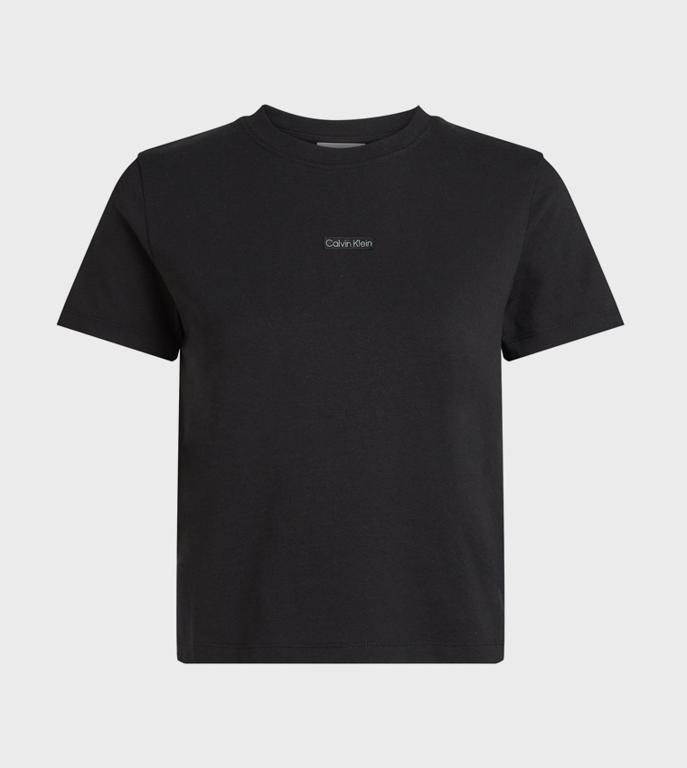 Logo Badge Short Sleeves Baby T-Shirt