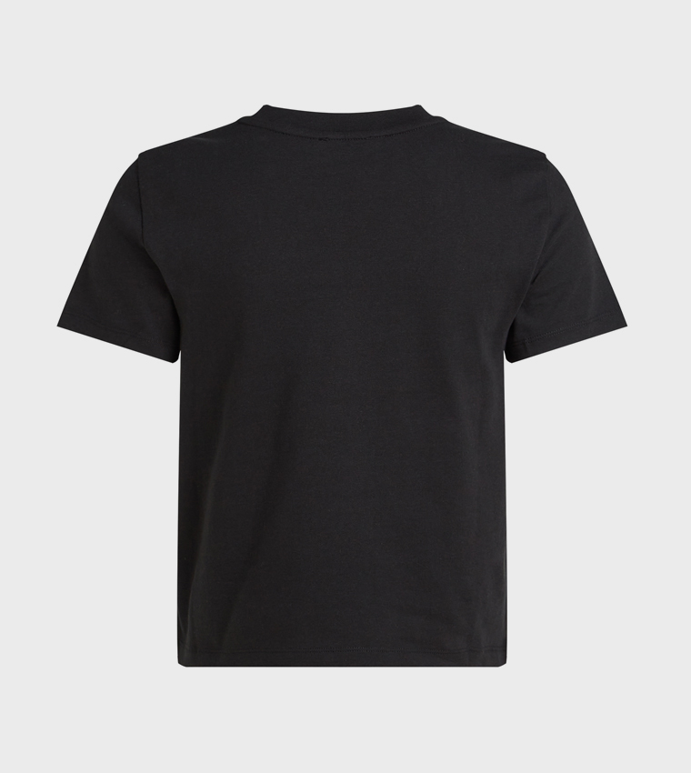 Logo Badge Short Sleeves Baby T-Shirt