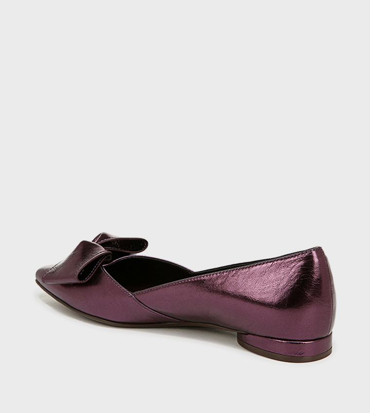NAHAVANA Bow Detail Ballerinas