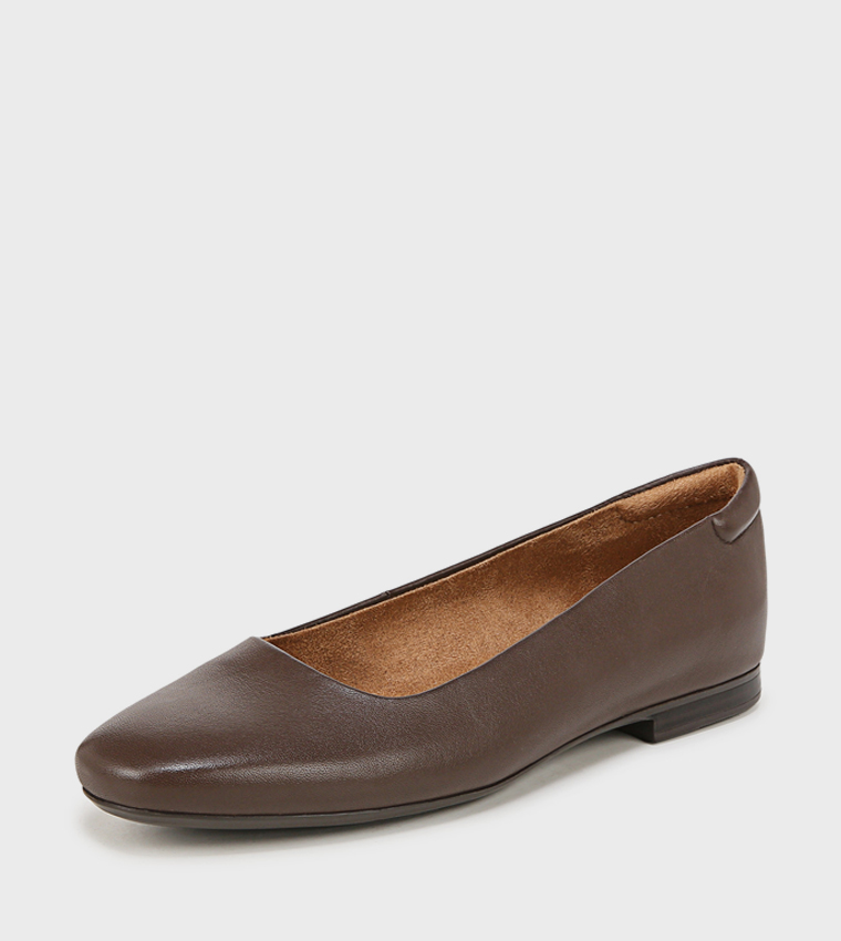 NAKELLY-BALLET Square Toe Ballerinas