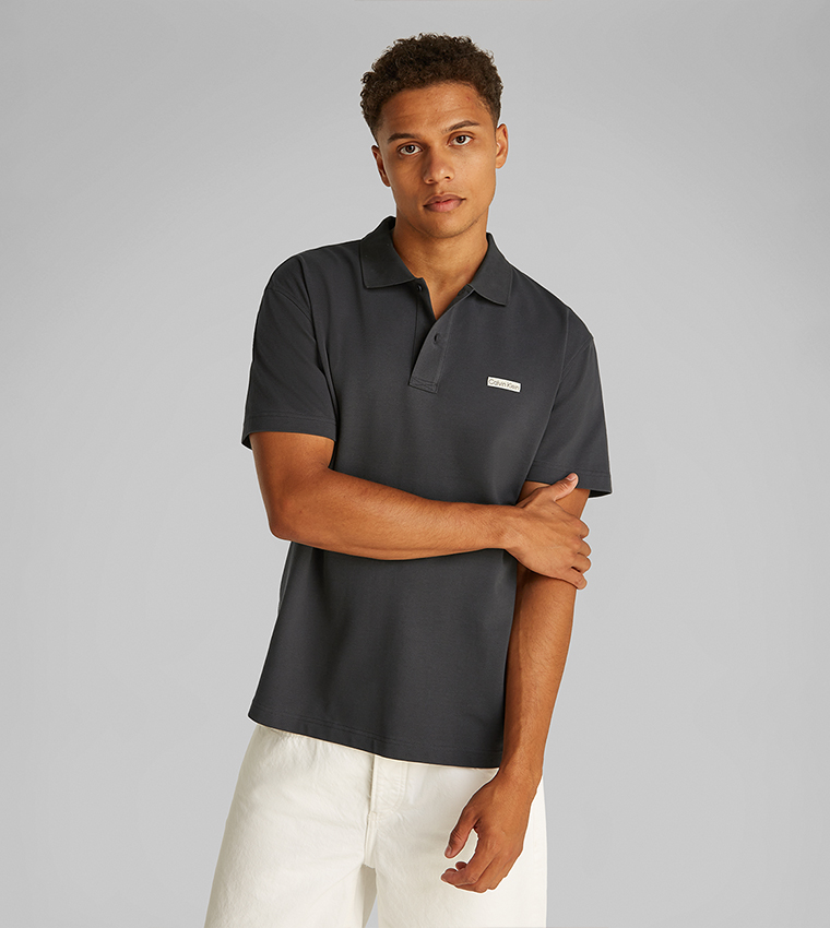 Logo Badge Short Sleeves Polo T-Shirt