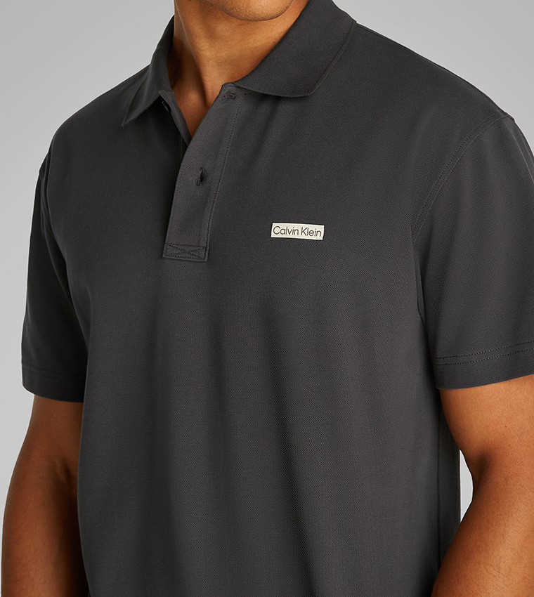 Logo Badge Short Sleeves Polo T-Shirt