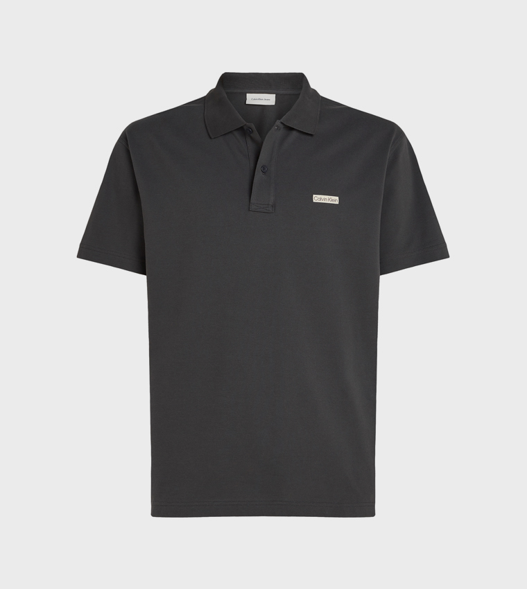 Logo Badge Short Sleeves Polo T-Shirt