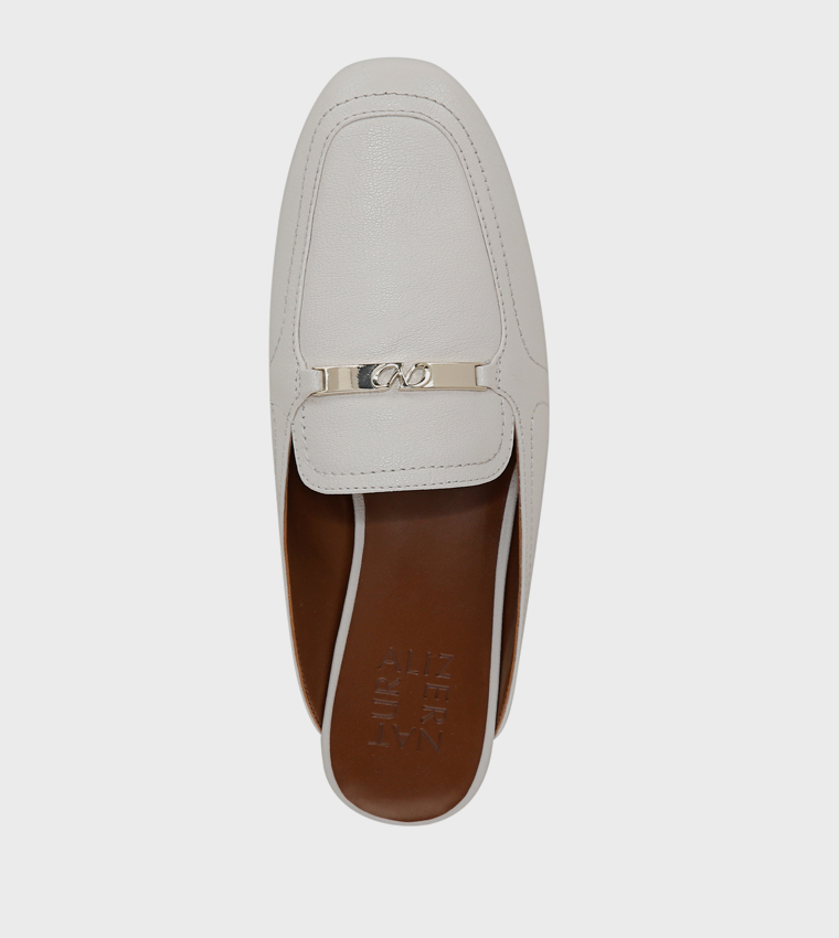NAEMERSON Metal Detail Loafer Mules