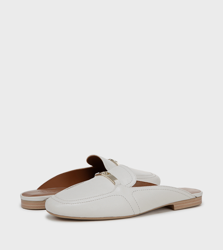 NAEMERSON Metal Detail Loafer Mules