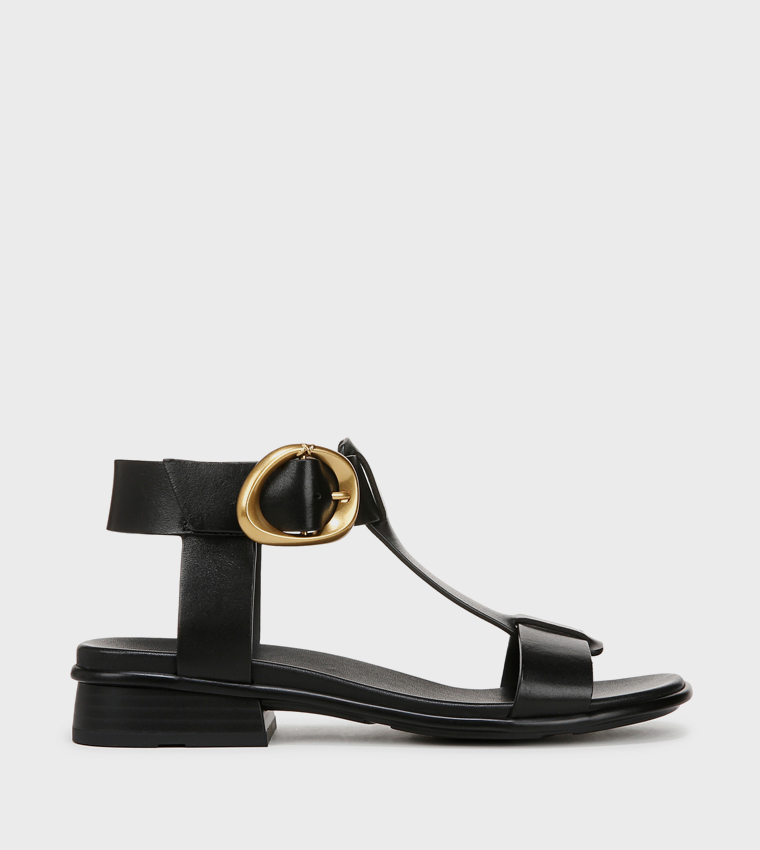NABRANDY Ankle Strap Low Heel Sandals