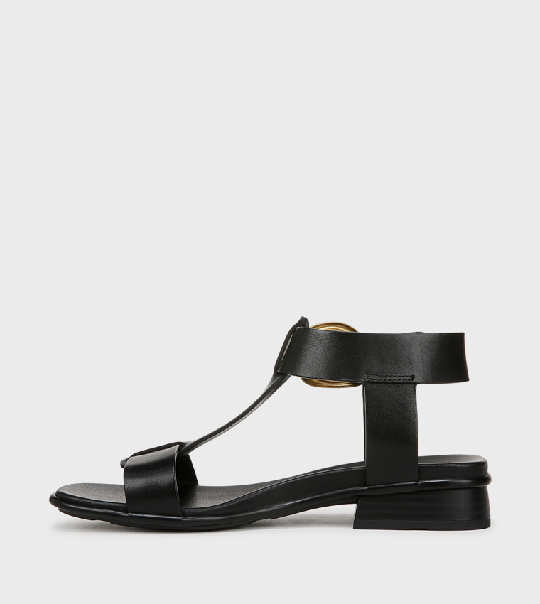 NABRANDY Ankle Strap Low Heel Sandals