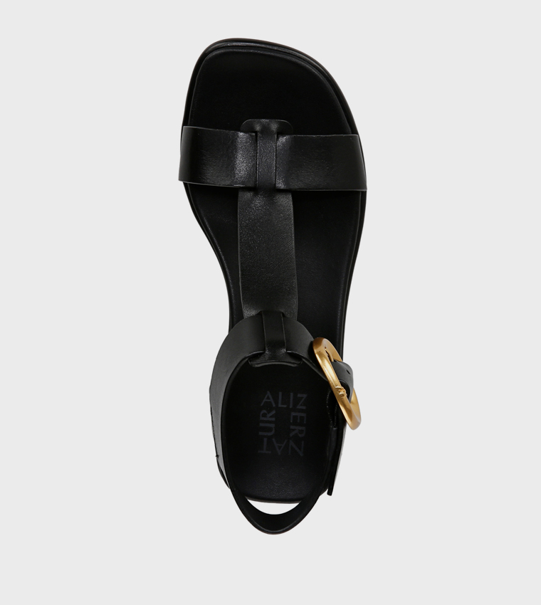 NABRANDY Ankle Strap Low Heel Sandals