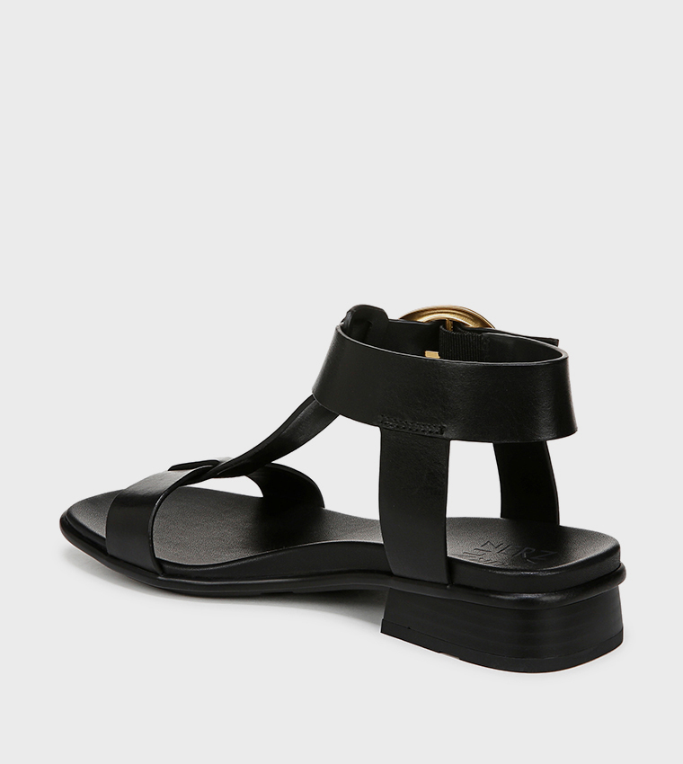 NABRANDY Ankle Strap Low Heel Sandals