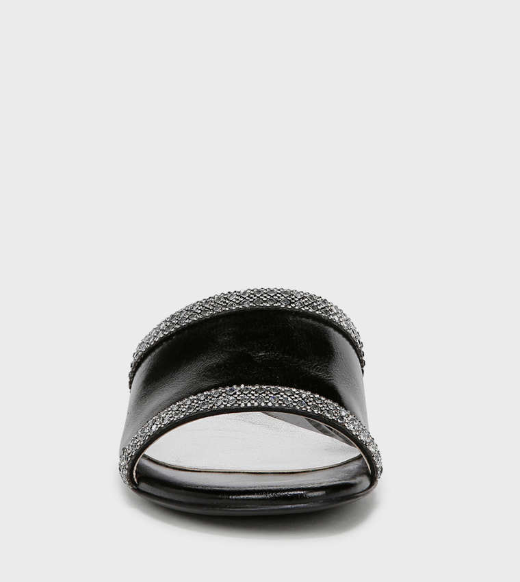 NAMINA Embellished Low Heel Sandals