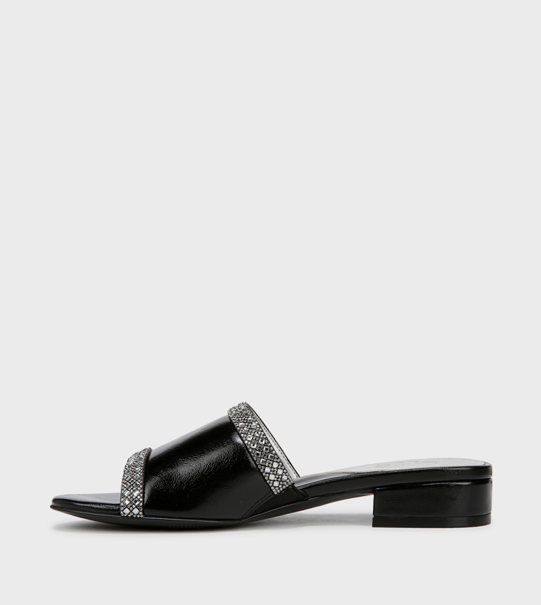 NAMINA Embellished Low Heel Sandals