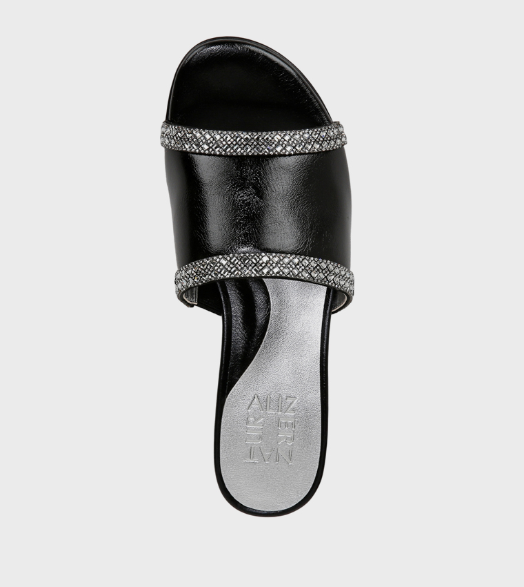 NAMINA Embellished Low Heel Sandals
