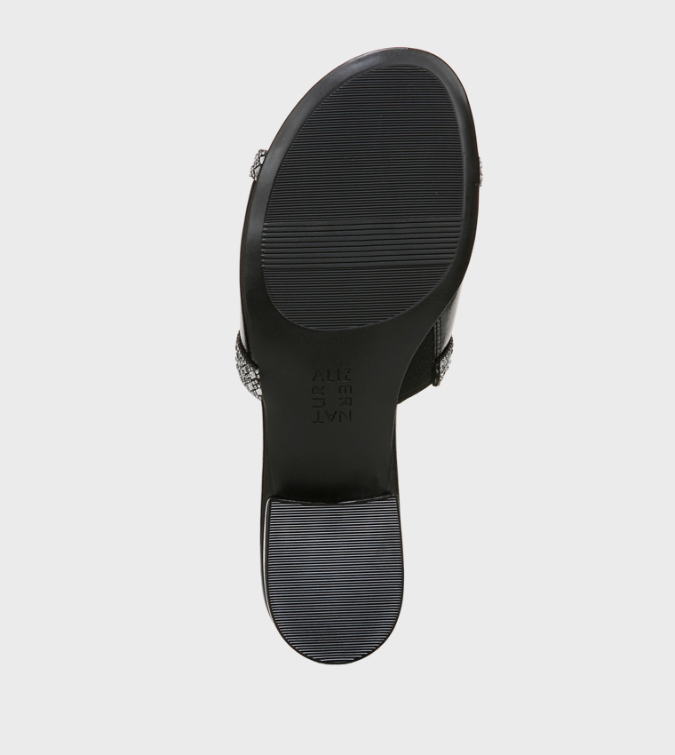NAMINA Embellished Low Heel Sandals