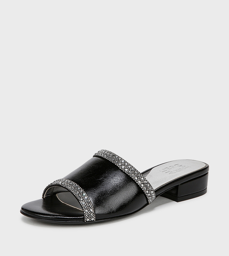 NAMINA Embellished Low Heel Sandals