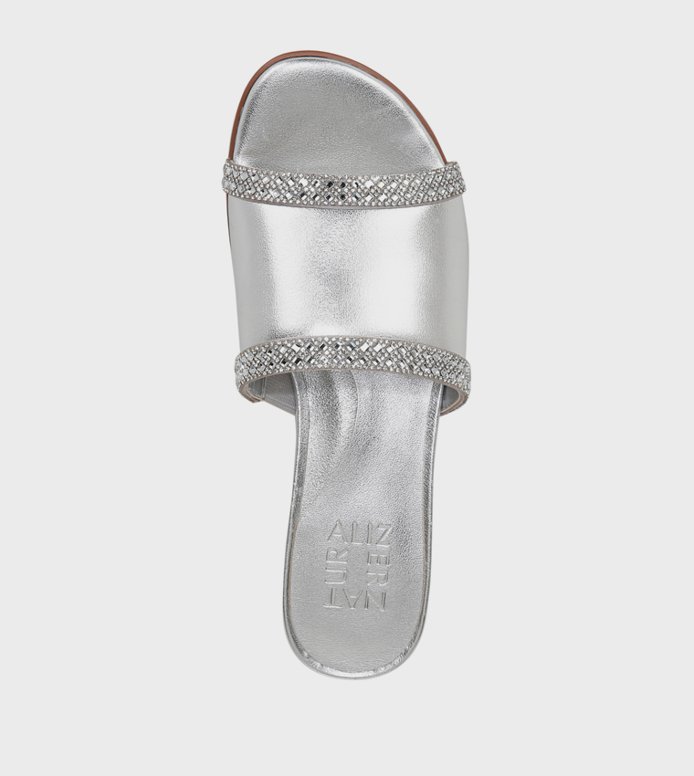 NAMINA Embellished Low Heel Sandals
