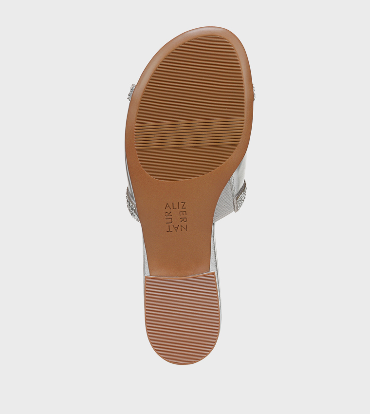 NAMINA Embellished Low Heel Sandals