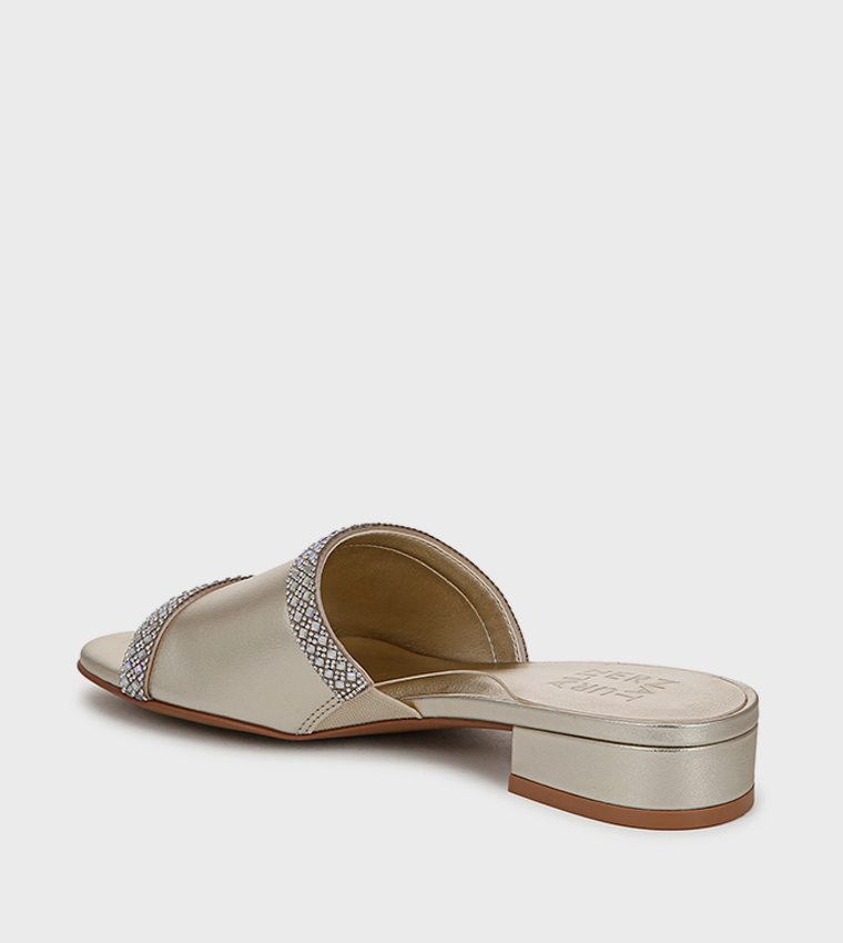 NAMINA Embellished Low Heel Sandals
