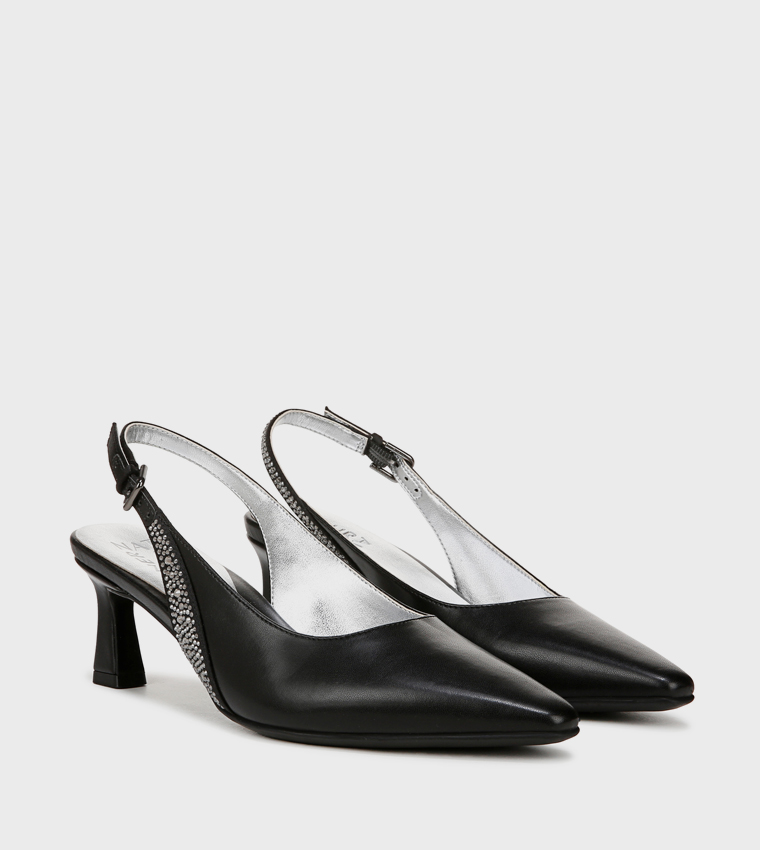 NATANSY3 Embellished Slingback Pumps