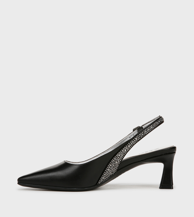 NATANSY3 Embellished Slingback Pumps