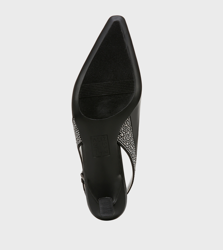 NATANSY3 Embellished Slingback Pumps