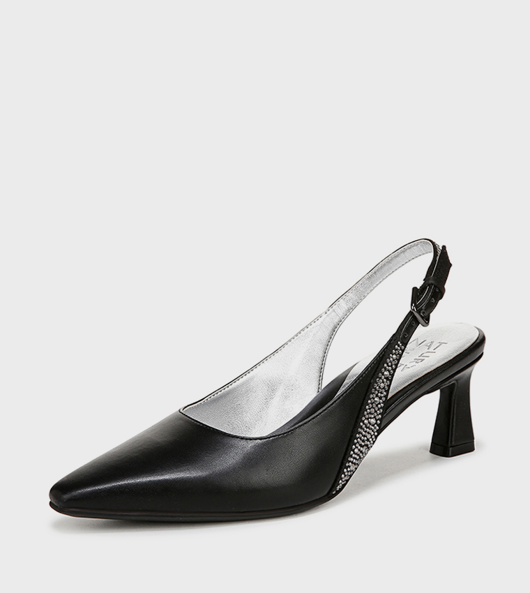 NATANSY3 Embellished Slingback Pumps