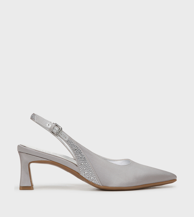 NATANSY3 Embellished Slingback Pumps