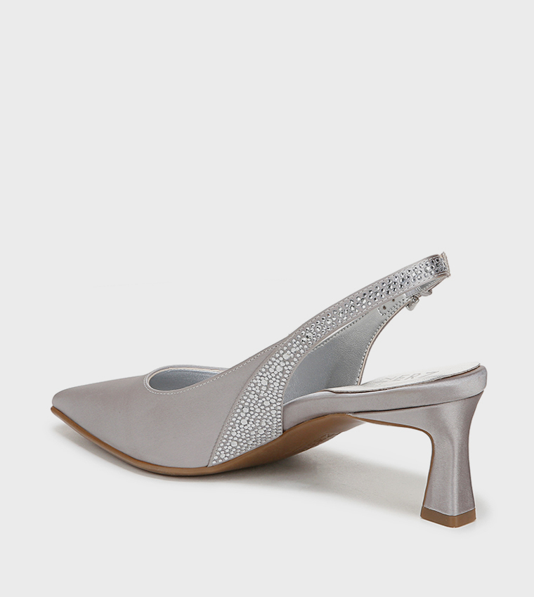 NATANSY3 Embellished Slingback Pumps
