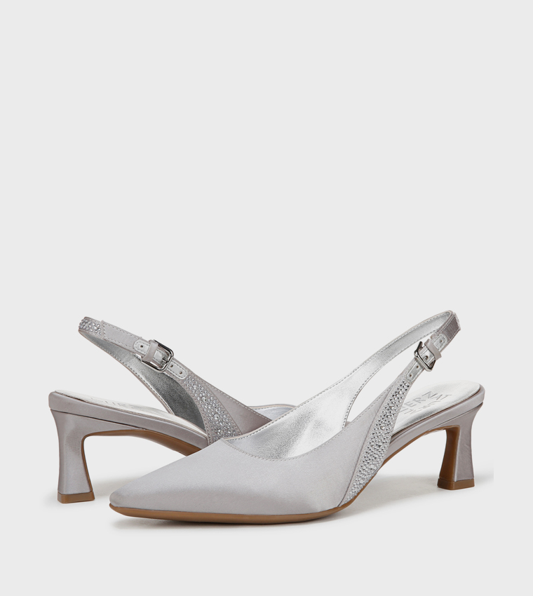 NATANSY3 Embellished Slingback Pumps