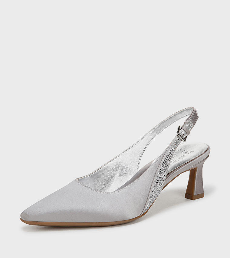 NATANSY3 Embellished Slingback Pumps
