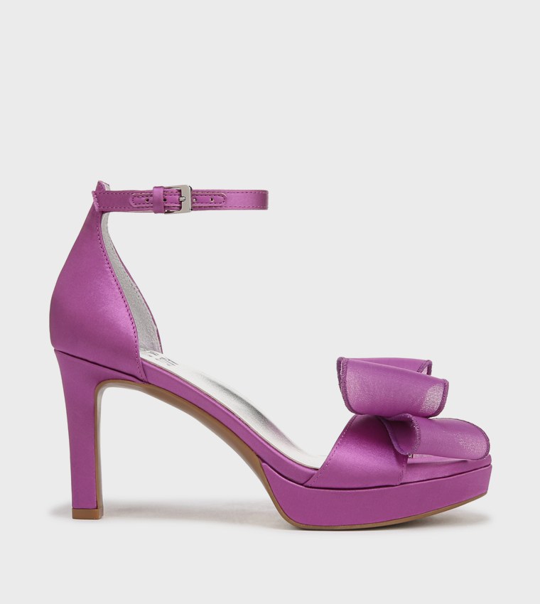 NAALWAYS Bow Detail D'Orsay Sandals