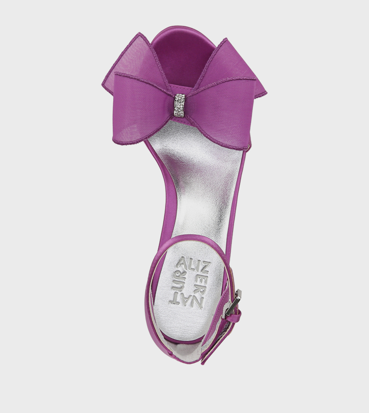 NAALWAYS Bow Detail D'Orsay Sandals