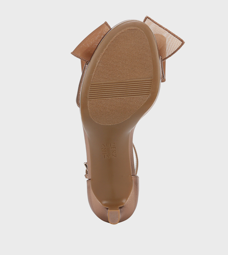 NAALWAYS Bow Detail D'Orsay Sandals