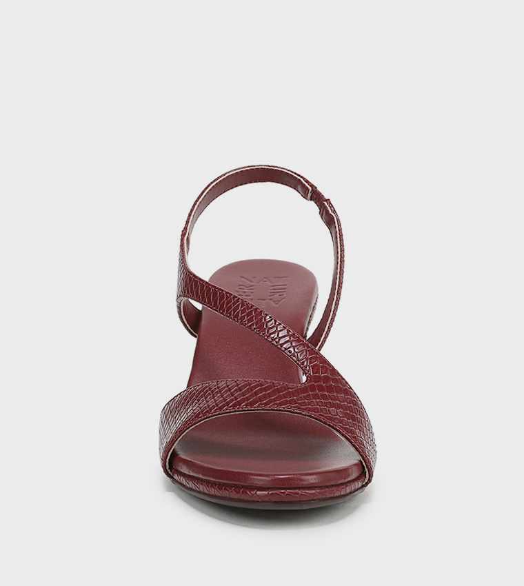 JORIANA Textured Heel Sandals