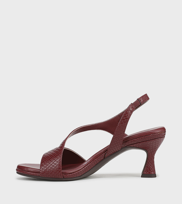 JORIANA Textured Heel Sandals