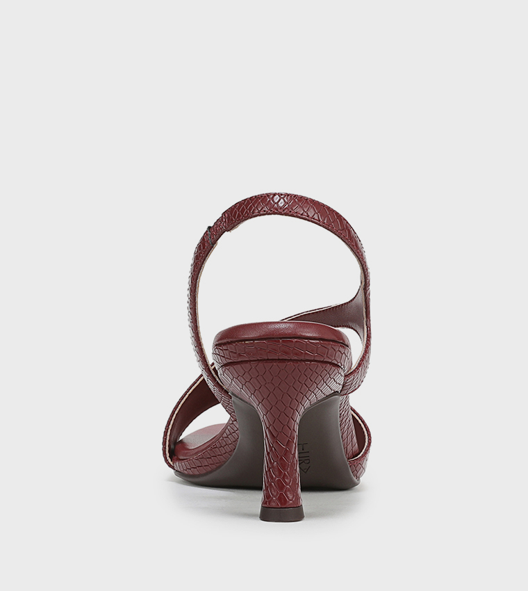 JORIANA Textured Heel Sandals