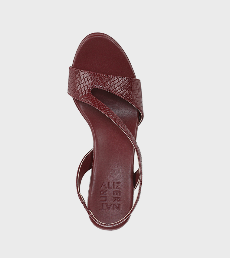 JORIANA Textured Heel Sandals