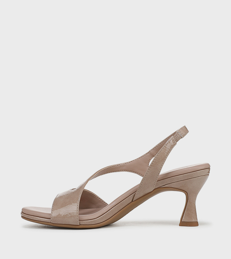 JORIANA Textured Heel Sandals