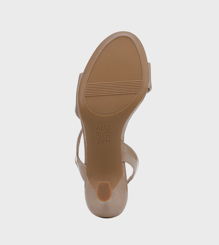 JORIANA Textured Heel Sandals
