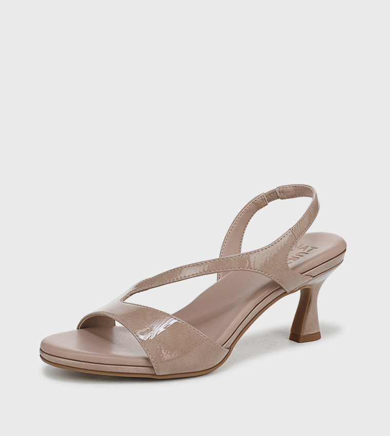 JORIANA Textured Heel Sandals