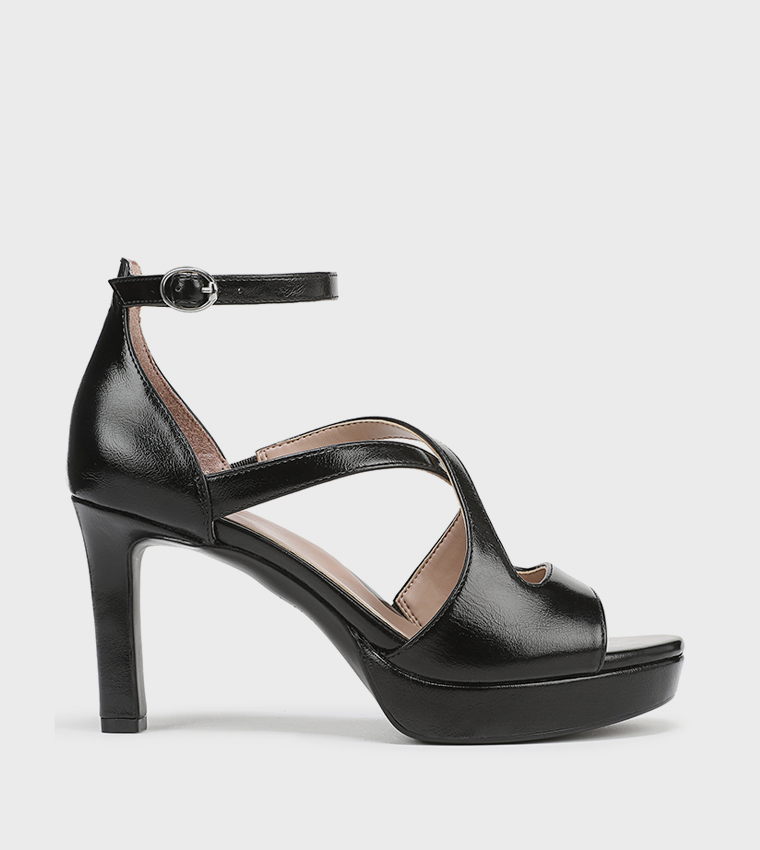 ALICIAA Ankle Strap Heel Sandals