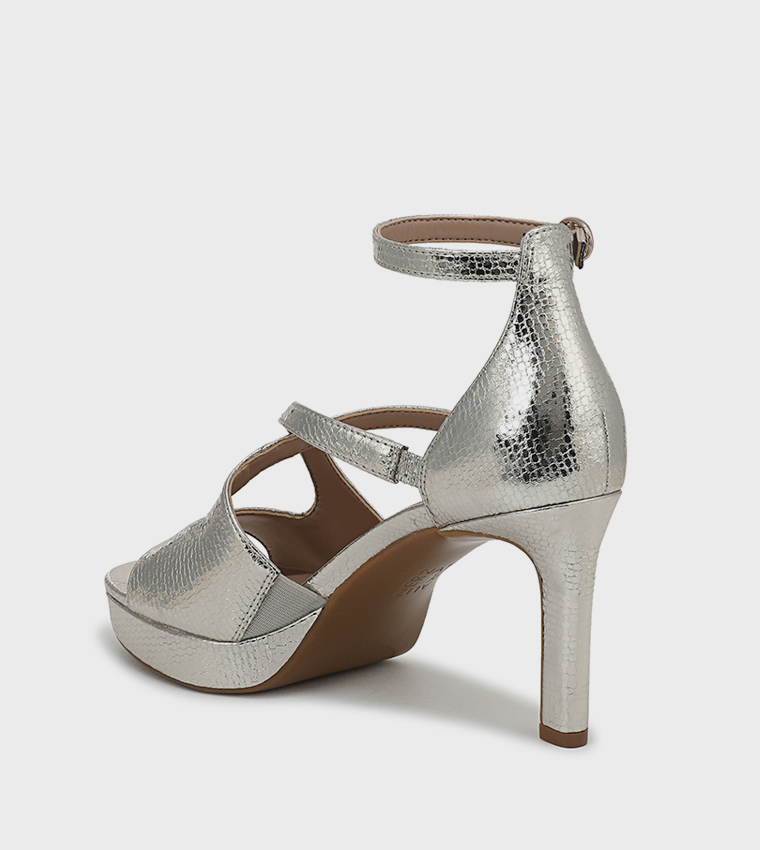 ALICIAA Ankle Strap Heel Sandals