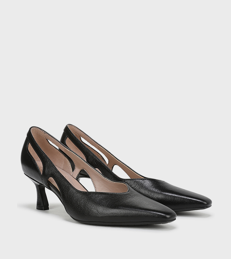 GRACIEAW Textured Pointed Toe Pumps