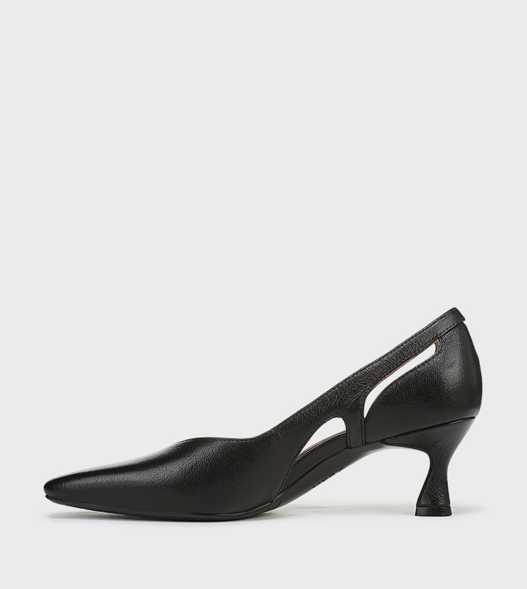 GRACIEAW Textured Pointed Toe Pumps